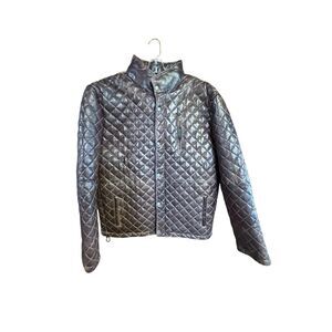 Jack Andrews HIGHLANDS QUILTED LEATHER JACKET Mahogany Brown Sz XXL